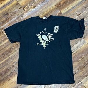 NHL Black Crewneck with Logo